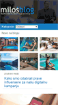 Mobile Screenshot of milosblog.com